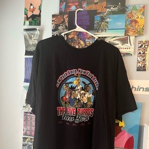 VINTAGE NEW YORK GRAPHIC TEE Mens XXL